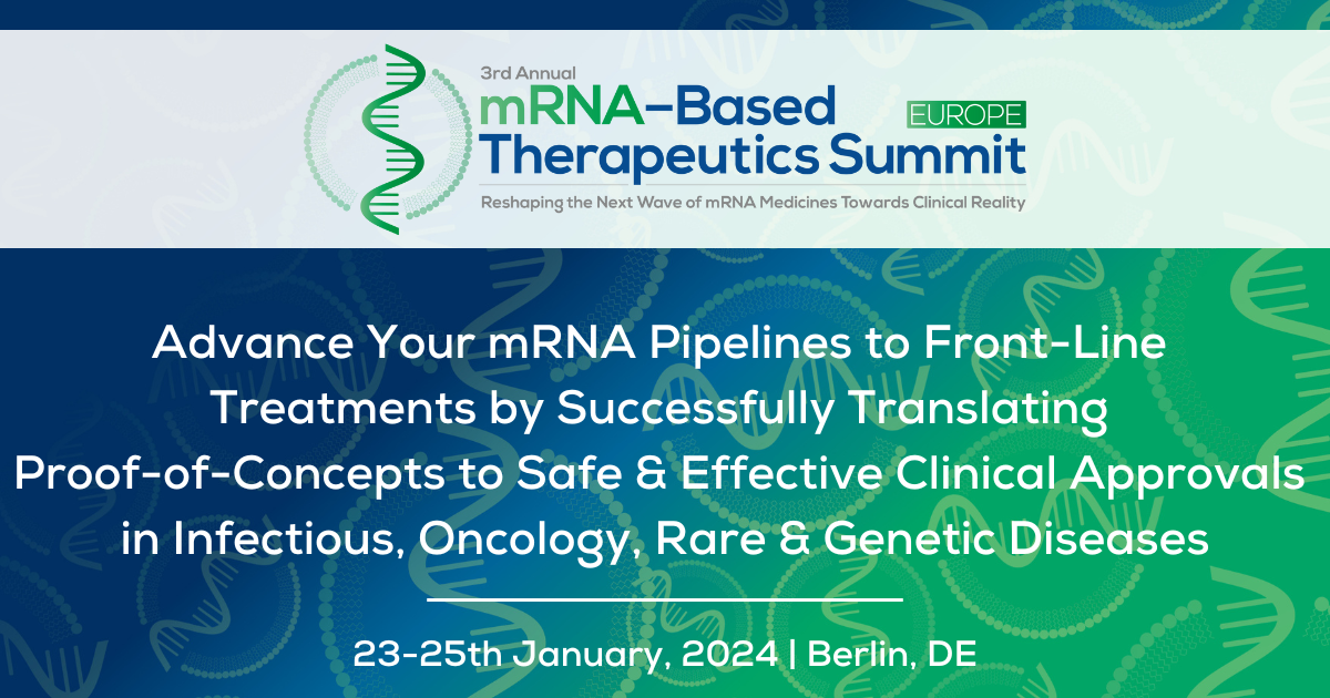 Poster Submission | MRNA-Based Therapeutics Summit Europe | Berlin 2024