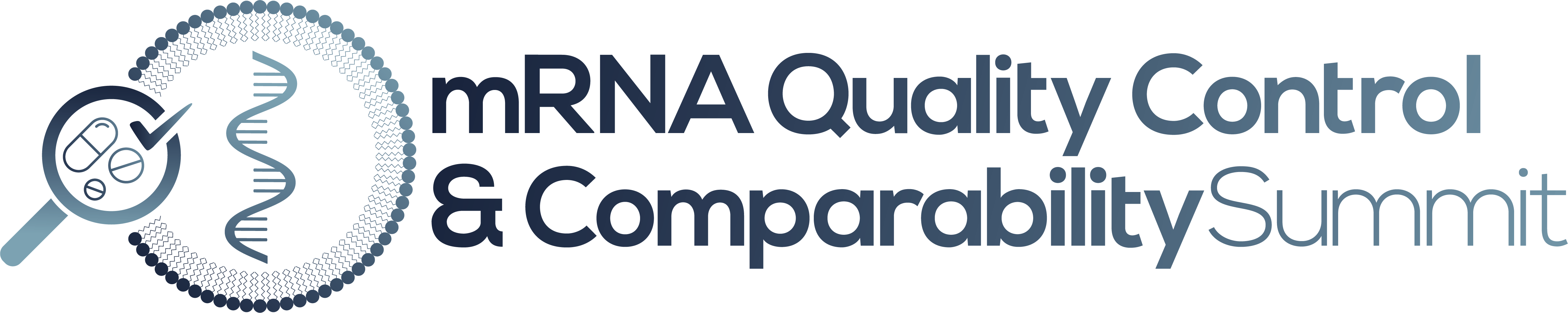 mRNA Quality Control & Comparability Summit Logo